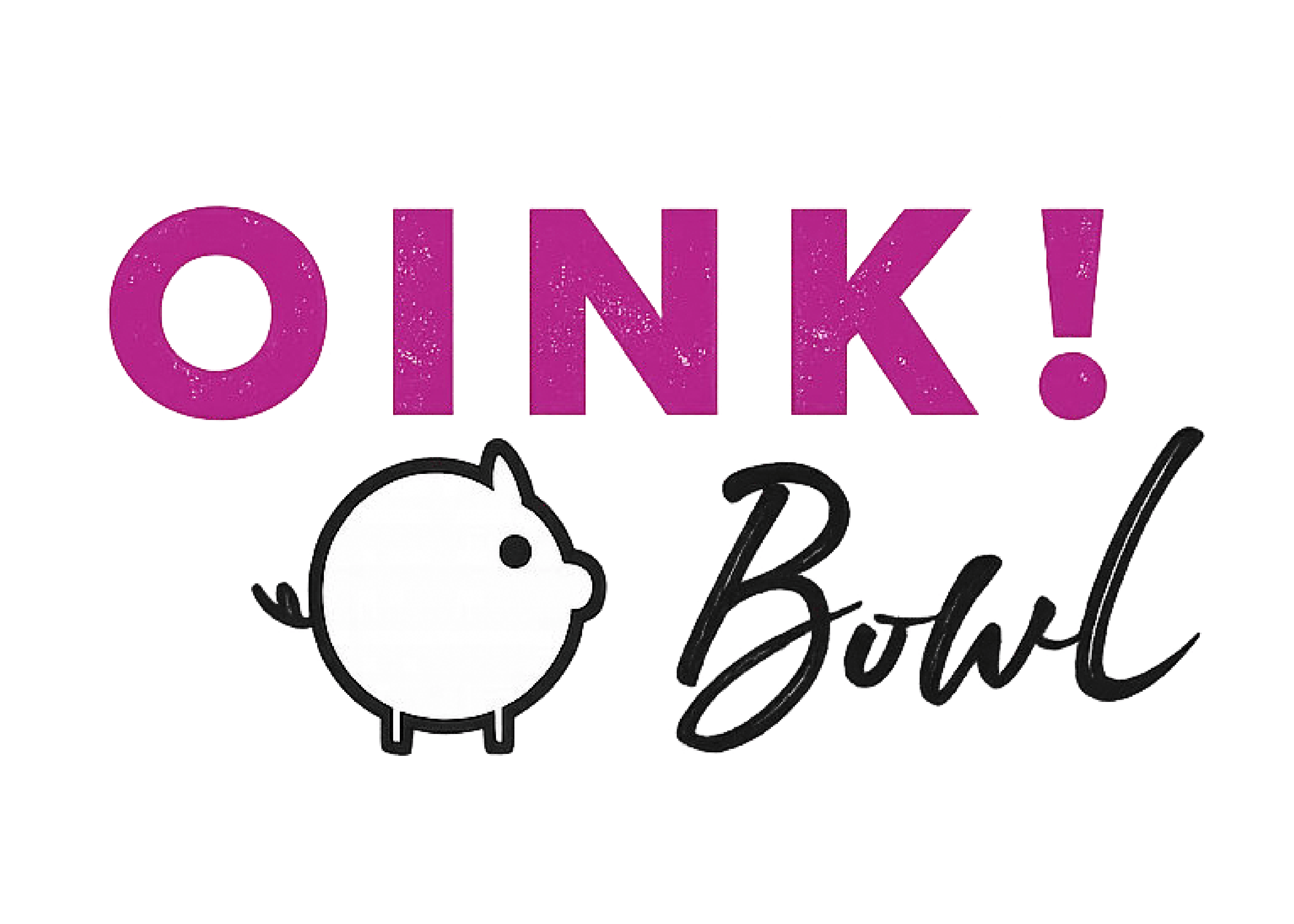 Logo Oink bowl, tenant cloud kitchen Dapur24 di Gading Serpong, Tangerang